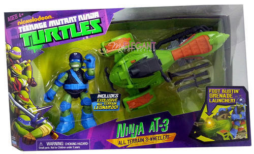 Turtles Teenage Mutant Ninja Turtles AT3 Vehicle and Leonardo- Brand