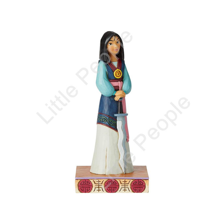 Jim Shore Disney Traditions -Mulan Princess Passion Winsome Warrior Figurine
