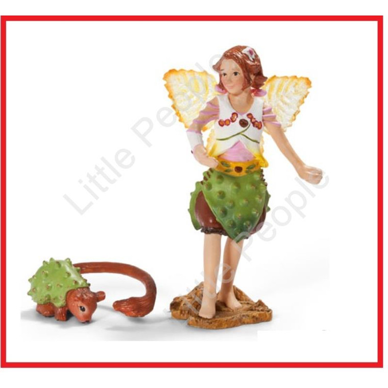 Schleich Bayala Chestnut Elf With Fellow Fantasy Figurine World Of Elves Toy 70454