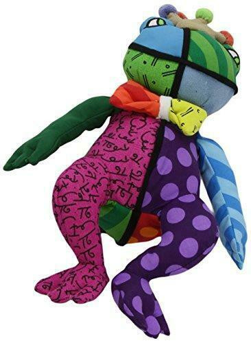 Romero Britto Miniature Frederic The Frog Pop Art Stuffed Animal Plush Rare