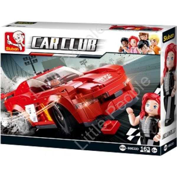 Sluban Compatible Building Blocks Car Club Bird Red