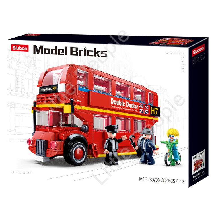 Sluban Compatible Building Blocks Bicks Set - Sluban LONDON BUS 394 PCS