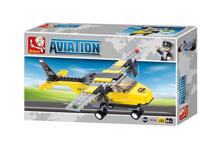 Sluban - Trainer Aircraft  110 PCS  B0360 Compatible Building Blocks