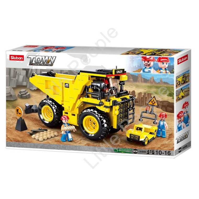 Sluban Building Blocks TOWN MINING DUMP TRUCK B0806
