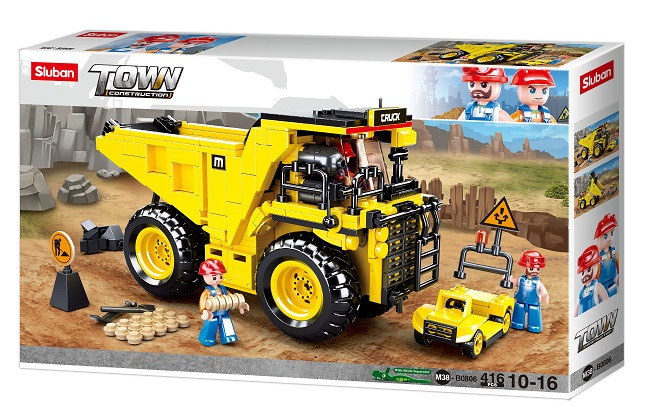 Sluban Building Blocks TOWN MINING DUMP TRUCK B0806