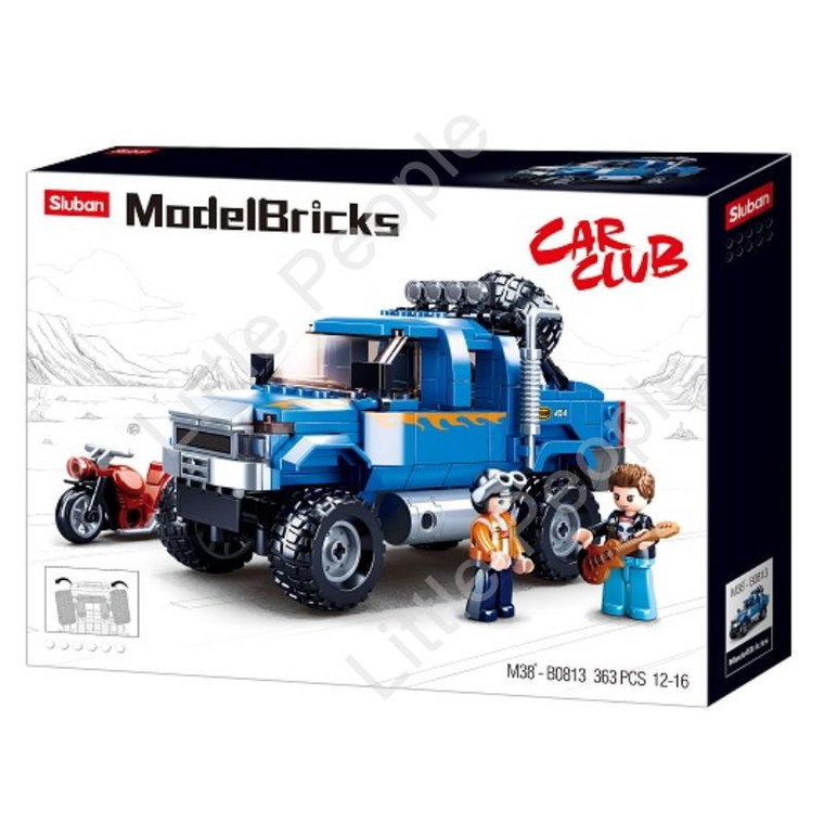 Sluban Compatible Building Blocks 4WD BLUE B0813 last ones