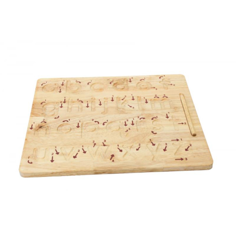 Wooden Toys Lower Case Letter Tracing board