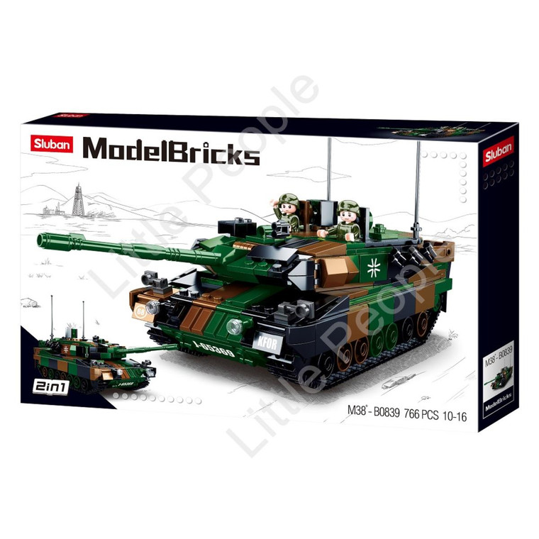 Sluban Compatible Building Blocks LEOPARD 2A5 MAIN BATTLE TANK 766 PCS
687 PCS