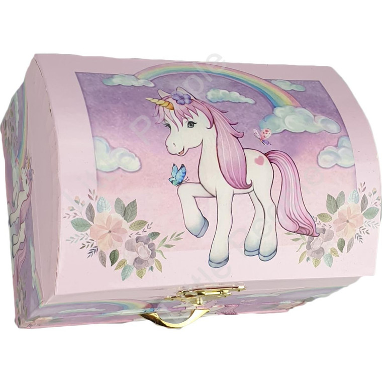 Music Jewel Box Dome Unicorn