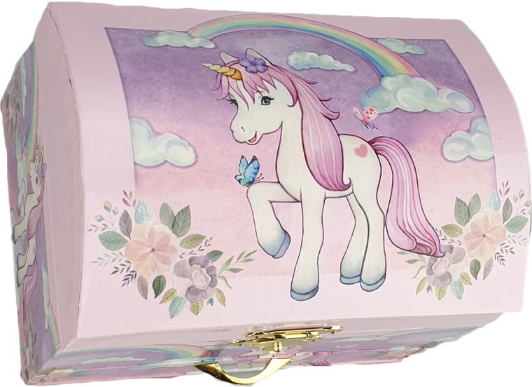 Music Jewel Box Dome Unicorn
