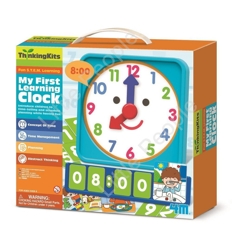 4M - ThinkingKits - My First Learning Clock Educational and Fun too