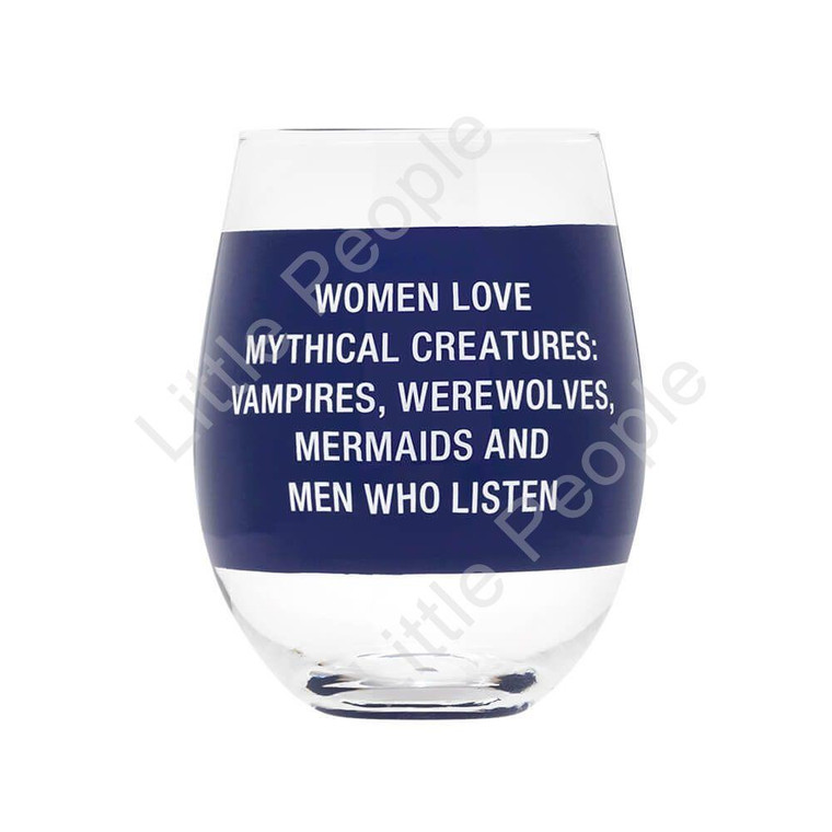 Wine Glass: Mythical Creatures