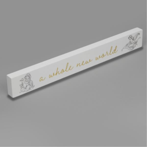 Disney Collectible Desk Plaque:jasmine
