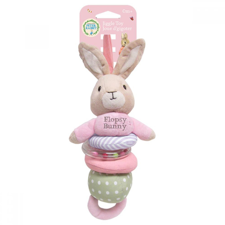 Beatrix Potter Peter Rabbit Jiggler Flopsy Pink Toy
