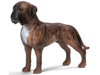 Schleich - Boxer  Male (with Tag!) Figurine Figure Farm Animal Toy