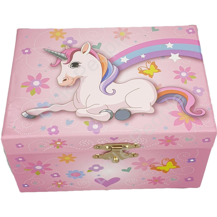 Music Jewel Box Paper Unicorn Rainbow Swan Lake