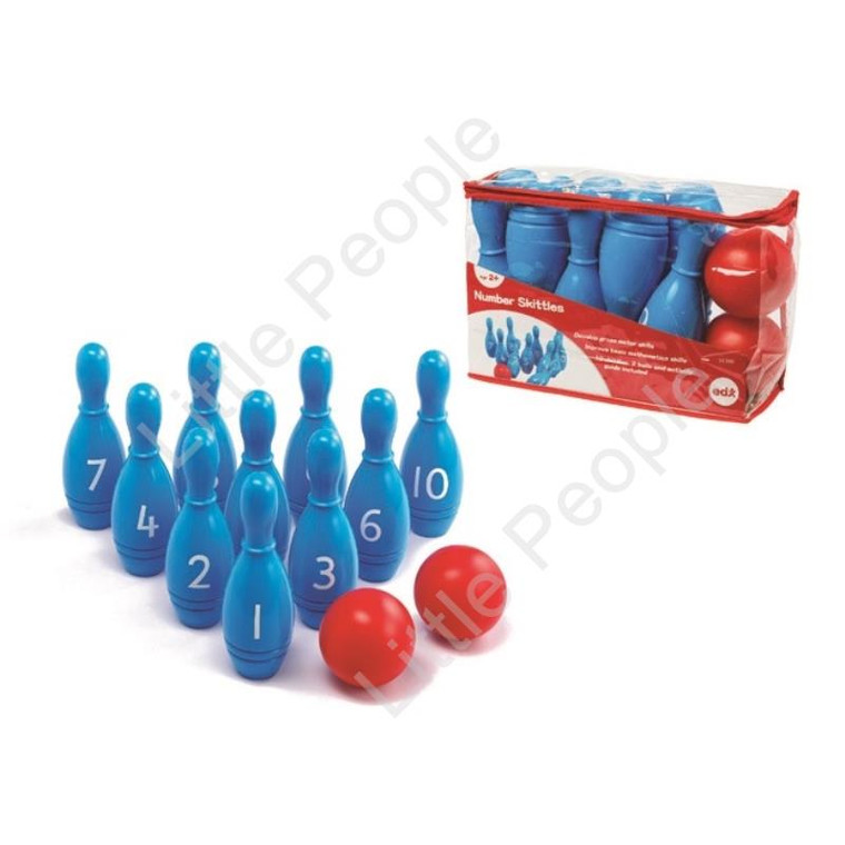 Number Skittles Set Help with counting and having fun too