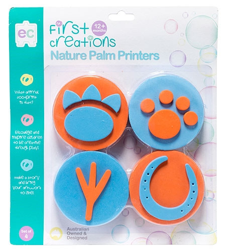 First Creations Nature Palm Printers Set of 4