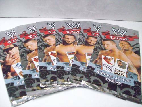 100 X Packets WWE Wrestling Tattoos John Cena Batista