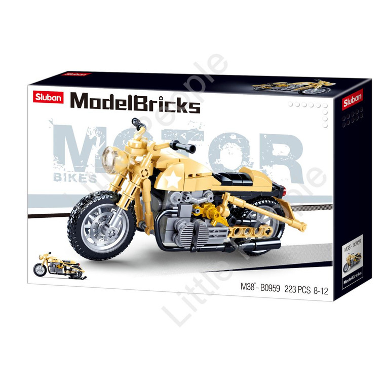 Sluban Compatible Building Blocks MB R75 MOTORCYCLE 223 PCS C36
