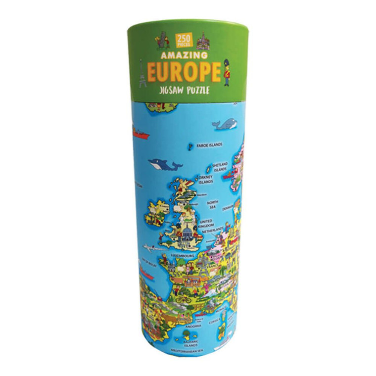 Amazing Puzzle Europe 250PC Jigsaw