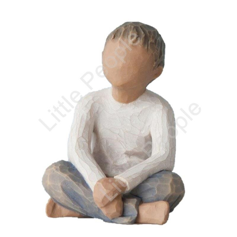 Willow Tree - Figurine Imaginative Child darker skin and hair Collectable Gift