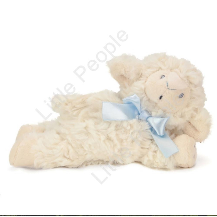 Plush Nat And Jules Blue Lamb Rattle Gift Idea soft Cuddly