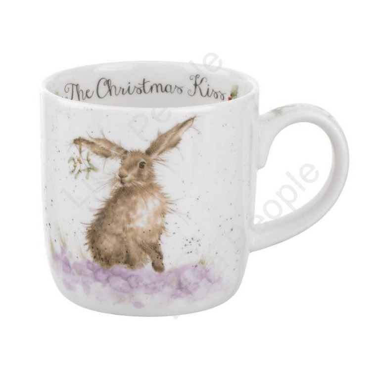 Royal Worcester Wrendale Designs - 0.31L/11Fl.oz Mug The Christmas Kiss