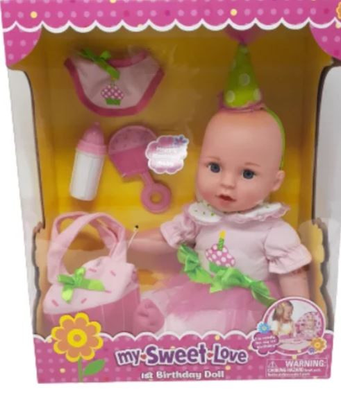 My Sweet Love 1st Birthday Doll