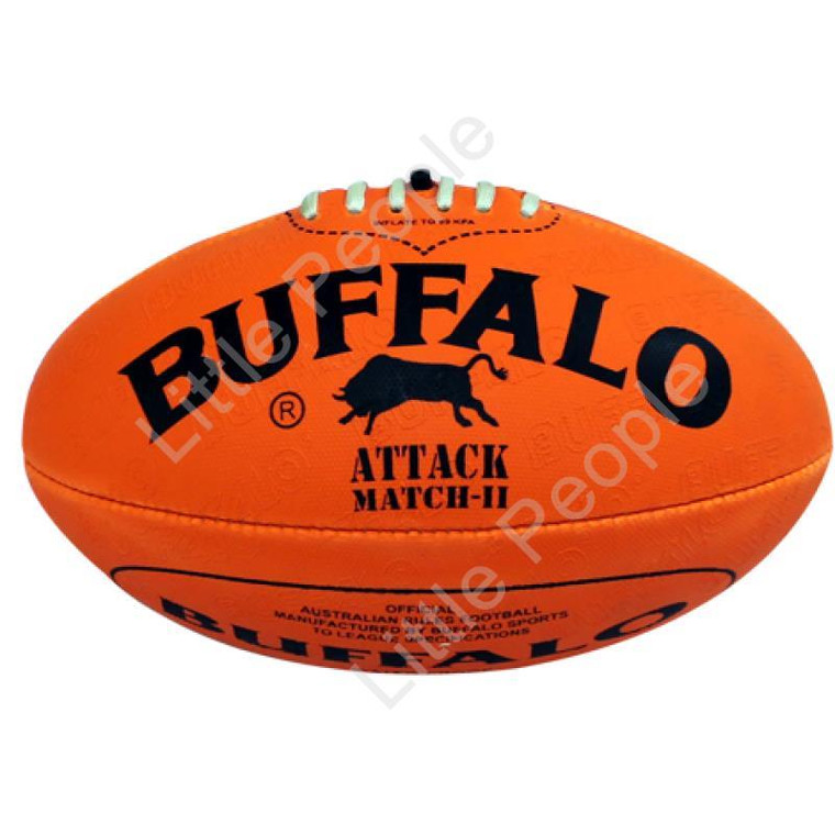 BUFFALO SPORTS Soft Touch PVC Full Size 28cm Orange Aussie Rules Football