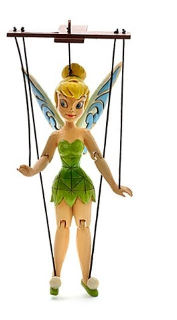 Jim Shore Disney Tradition Tinker Bell Marionette  Rare Retired