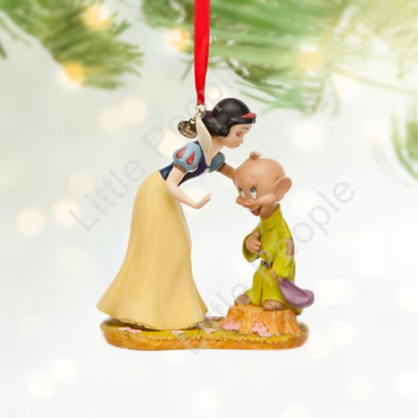 2013 Disney Snow White & Dopey Sketchbook Christmas Tree Ornament