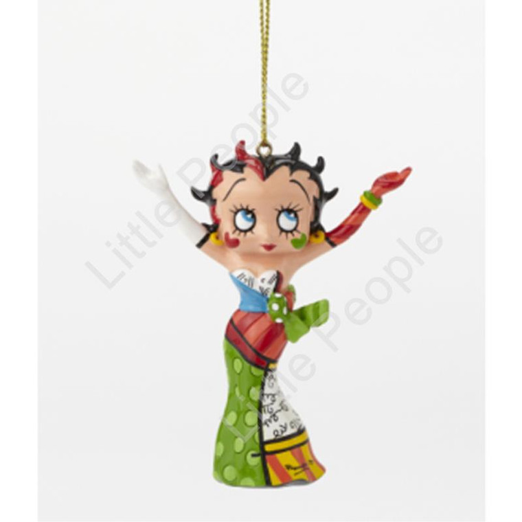 Betty Boop By Britto Strikes A Pose Ornament 4046450 Retired