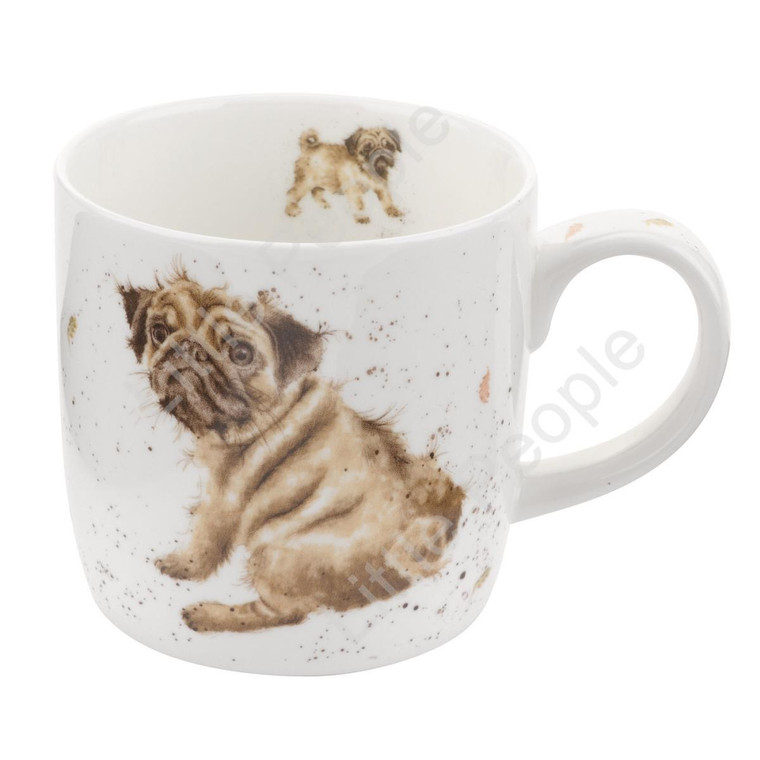 Royal Worcester Wrendale Designs Pug