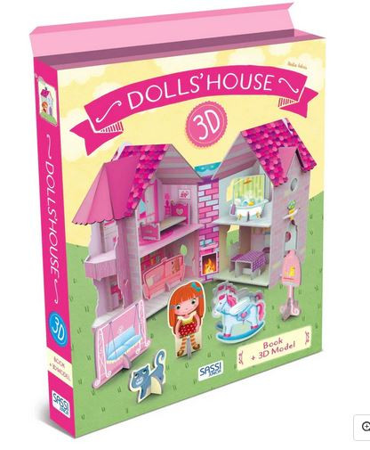 Sassi Jr 3D Dolls House And Book