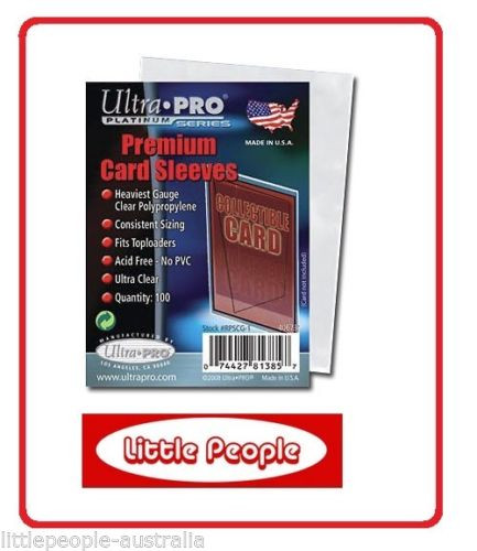 4 x 100 count  Ultra Pro Premium Card Protector Sleeves