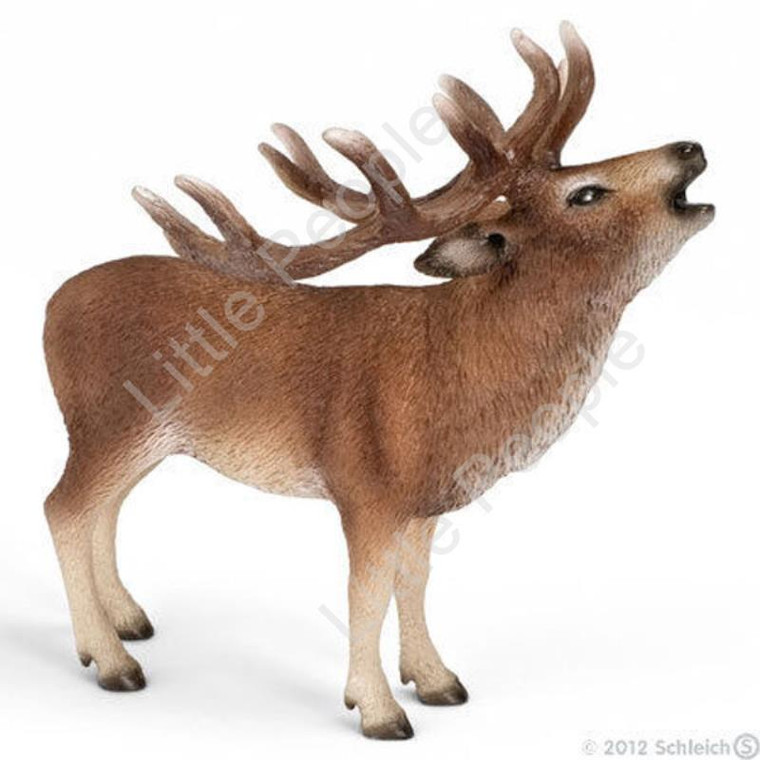 SCHLEICH 14647 Red Deer Male Buck Bull - Wild Life
