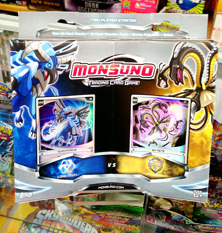 Topps Monsuno Core-Tech vs Storm Two Player Starter Trading Card Game Kids