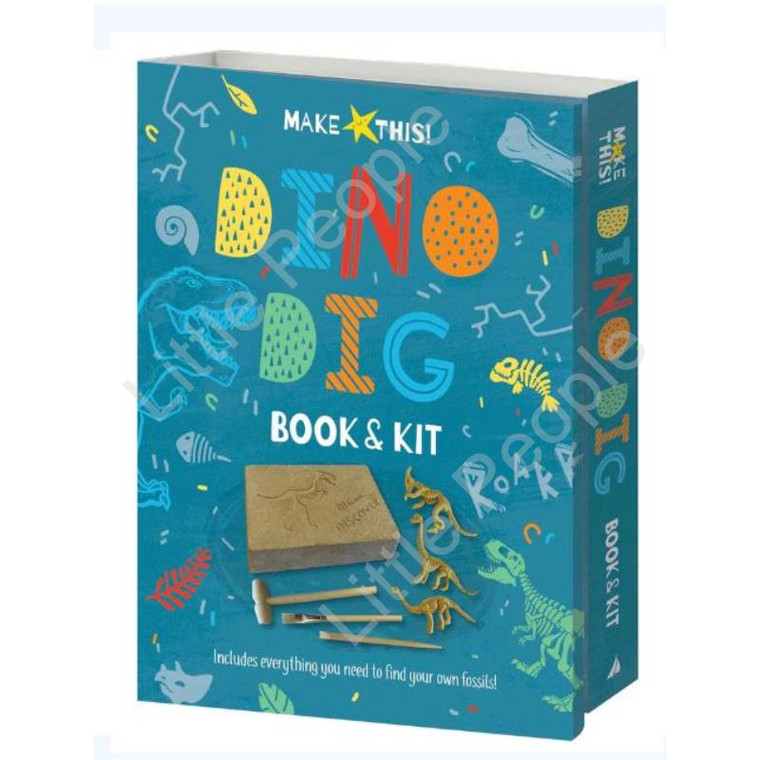 Book & Kit - Make This! Dino Dig