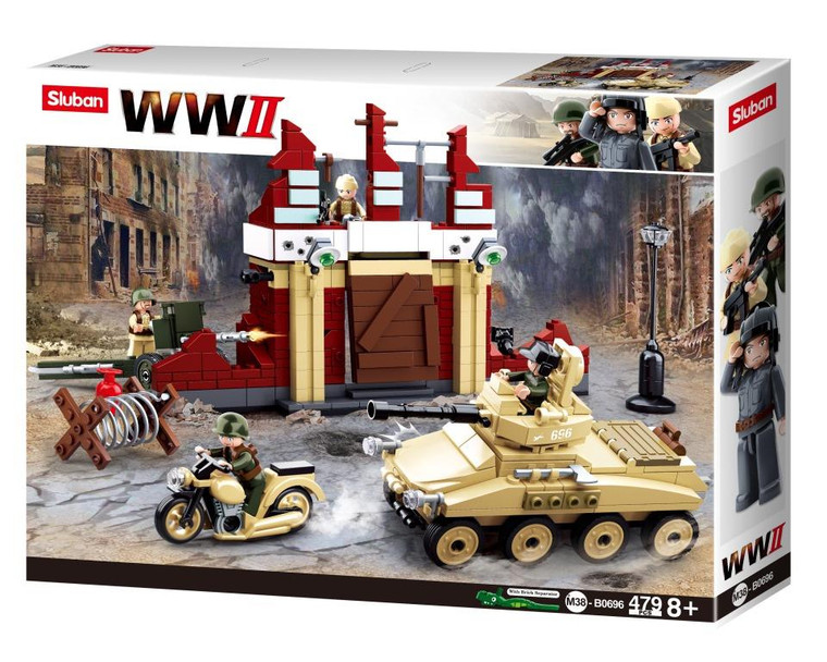 Sluban Compatible Building Blocks WW2 BATTLE OF STALINGRAD 479 PCS