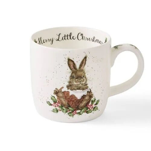 Royal Worcester Wrendale Designs - Merry Little Christmas Mug