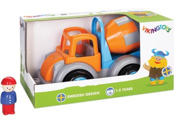Viking – Jumbo Cement Truck Gift Box for Kids

 rotating cabin