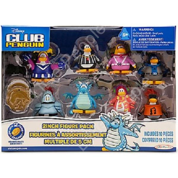 Disney - Club Penguin 2 Inch Figure Pack New in Box