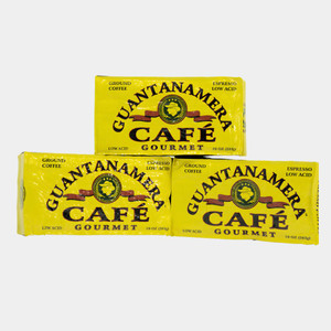 Guantanamera Cuban Style Espresso Ground Coffee 3-Pack