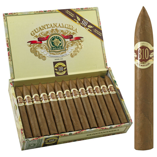 Guantanamera Cigar 310 Piramide Torpedo 6 X 52 Cuban Style Box of 25 Cigars