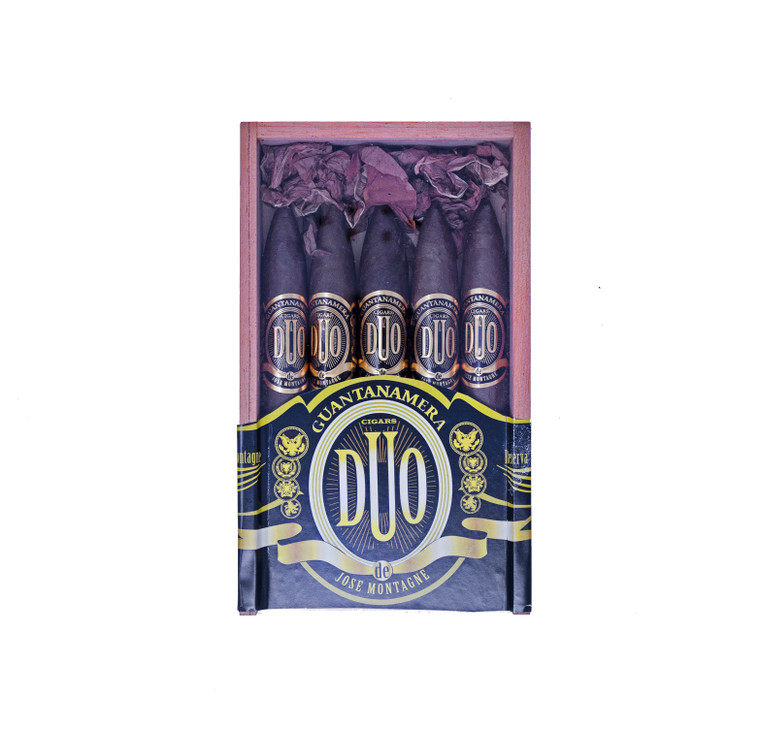 DUO Piramide Double Maduro 6 1/2 x 54 Cigar Sampler in Cedar Box