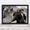 My Ride, Pride Xinjiang Uighur Camel Person Documentary Kkh Wall Art Print
