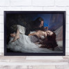Man Grabbing Woman Ghosts Creative Edit Passion2013 Poland Wall Art Print