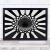 Migration Person Pattern Shadow Abstract Paris And Isfahan Wall Art Print