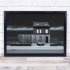 A House In Belgium Car Home Building Veicle Driveway Door Wall Art Print